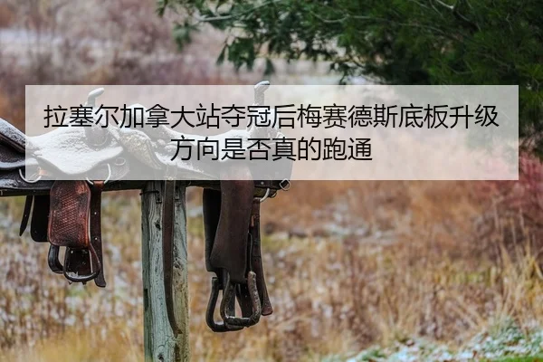 拉塞尔加拿大站夺冠后梅赛德斯底板升级方向是否真的跑通